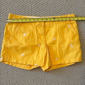 J.Crew Yellow city fit Women's Shorts